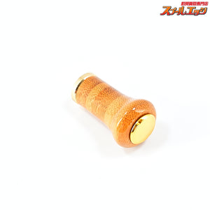 【シマノx夢屋】 バンブーハンドルノブ 型 適応タイプノブA スペアハンドルキャップ付 SHIMANOxYUMEYA STELLA bamboo CUSTOM HANDLE KNOB