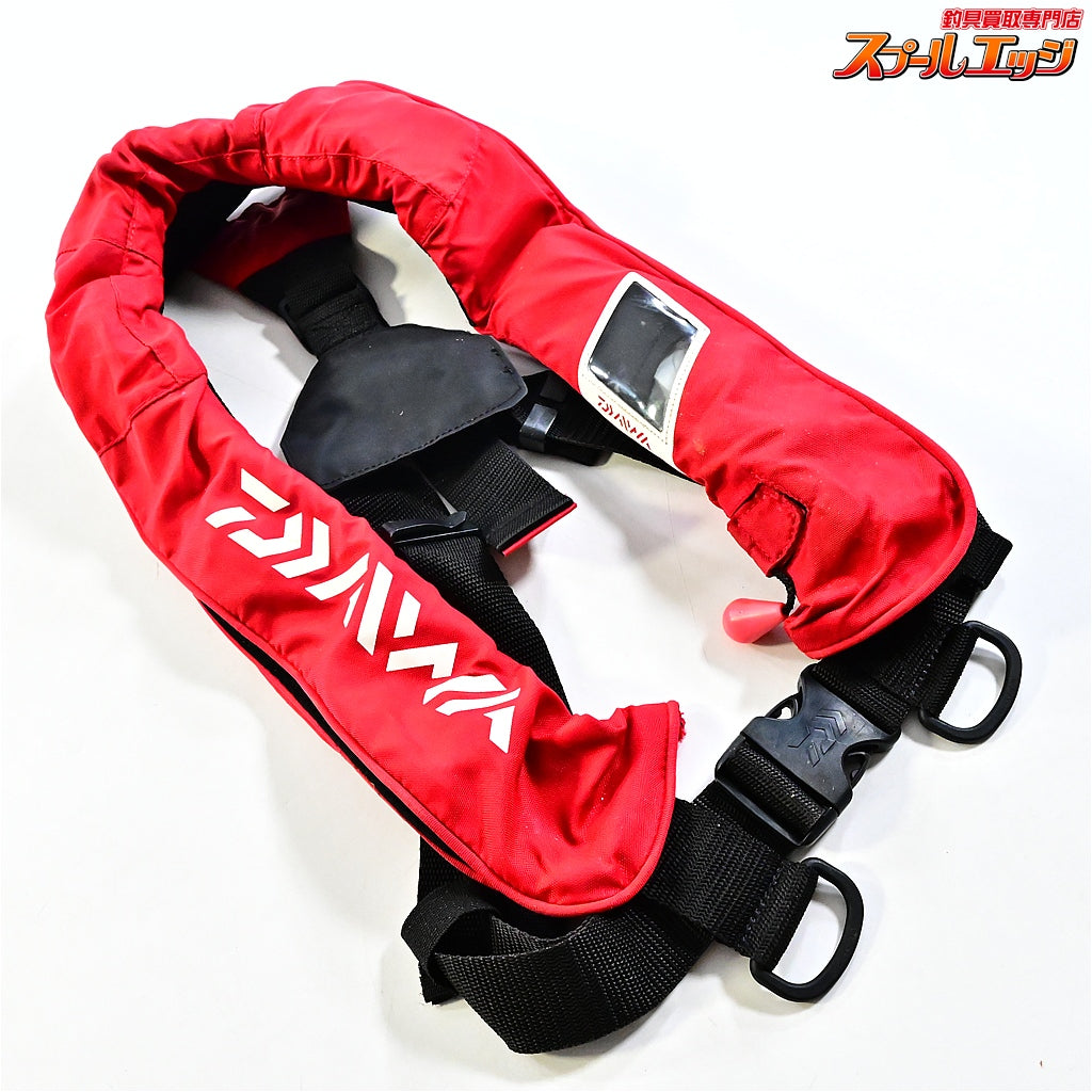 【ダイワ】 ウォッシャブル ライフジャケット DF-2005 レッド 2015年6月製造分 桜マーク有 片掛け DAIWA LIFE Jacket K_060