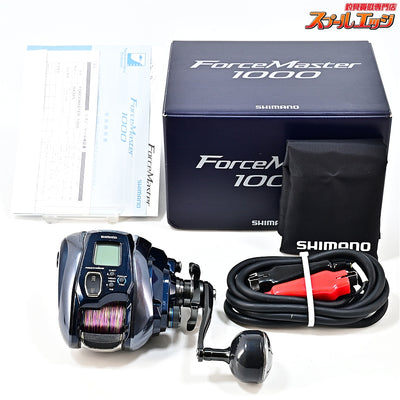 【シマノ】 21フォースマスター 1000 使用距離43.5km 使用106時間 SHIMANO Force Master