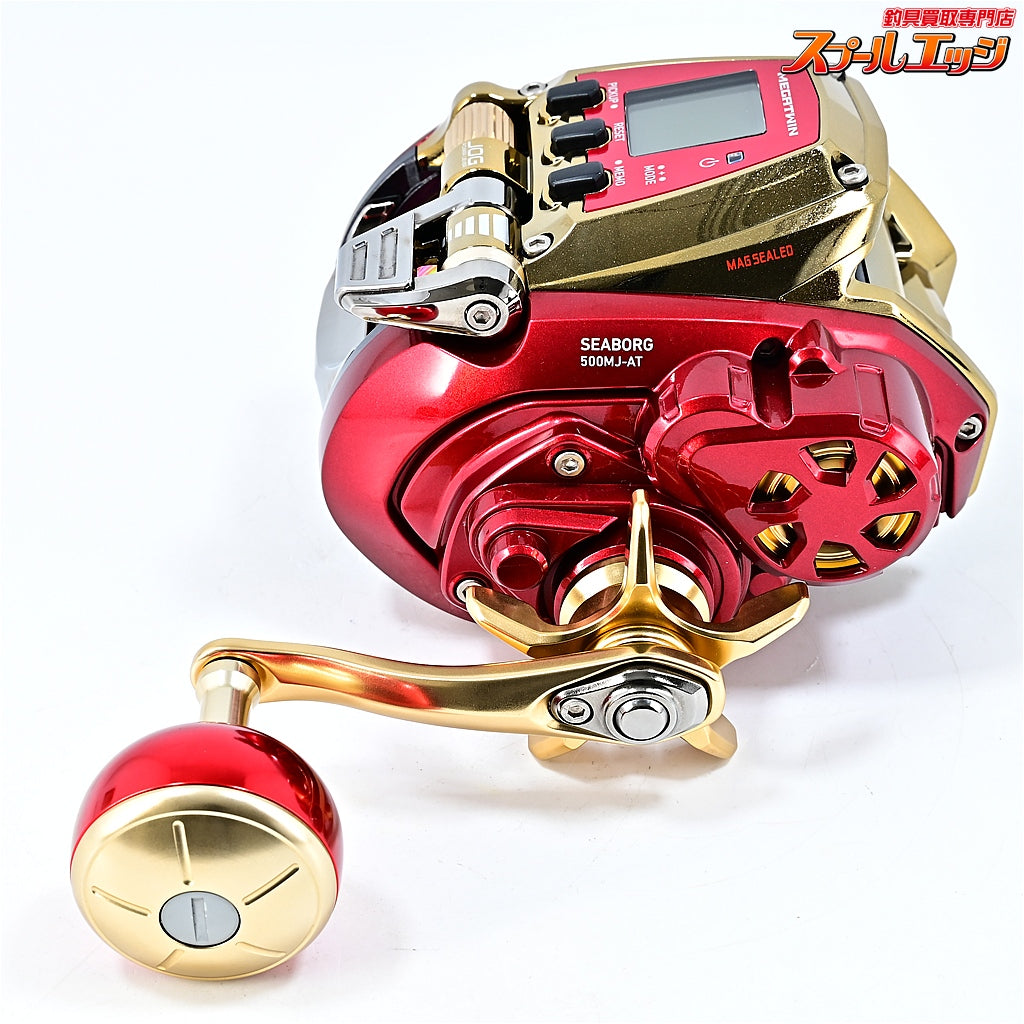 【ダイワ】 22シーボーグ 500MJ-AT 使用距離0km 使用0時間 未使用PEライン Xブレイドオムニウム5号400m装着 DAIWA SEABORG