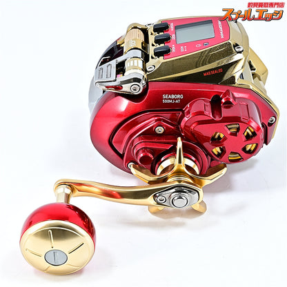 【ダイワ】 22シーボーグ 500MJ-AT 使用距離0km 使用0時間 未使用PEライン Xブレイドオムニウム5号400m装着 DAIWA SEABORG