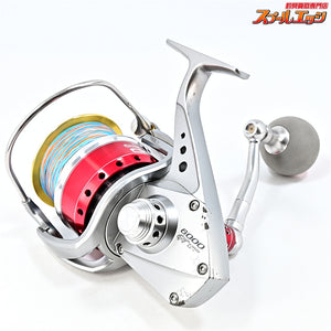 【ダイワ】 10ソルティガ 6000GT SOM 80mmハンドル&EVA45mmノブ & ST6000Fスプールレッド装着 ST6500VII付 DAIWA SALTIGA