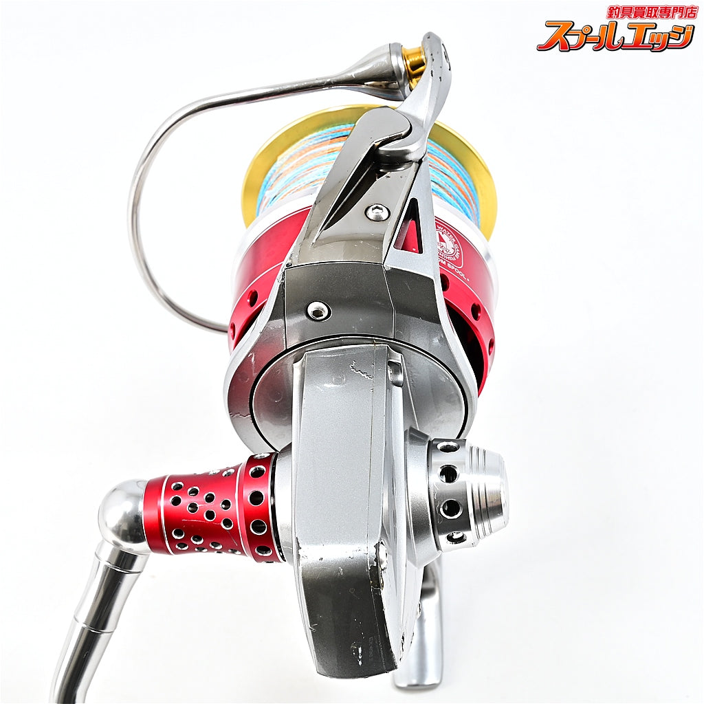 【ダイワ】 10ソルティガ 6000GT SOM 80mmハンドル&EVA45mmノブ & ST6000Fスプールレッド装着 ST6500VII付 DAIWA SALTIGA