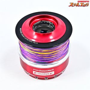 【ダイワ】 10ソルティガ 6000GT SOM 80mmハンドル&EVA45mmノブ & ST6000Fスプールレッド装着 ST6500VII付 DAIWA SALTIGA