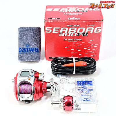 【ダイワ】 シーボーグ 300FB ウルクスパワーラウンドノブ装着 使用距離76.3km 使用206時間 DAIWA SEABORG