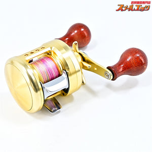 【ダイワ】 ミリオネア CV-Z 100SFR アイズファクトリー90mmダブルハンドル&エギングウッド装着 ウッドハンドルノブ&純正ハンドル付 DAIWA MILLIONAIRE