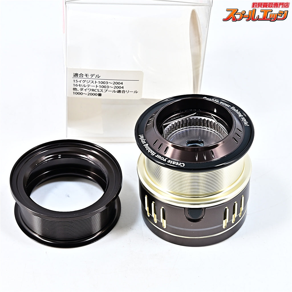 【ティクト】 CBSスプール Dタイプ シャンパンゴールドxガンメタ 替えボビン付 TICT CBS CUSTOM SPOOL