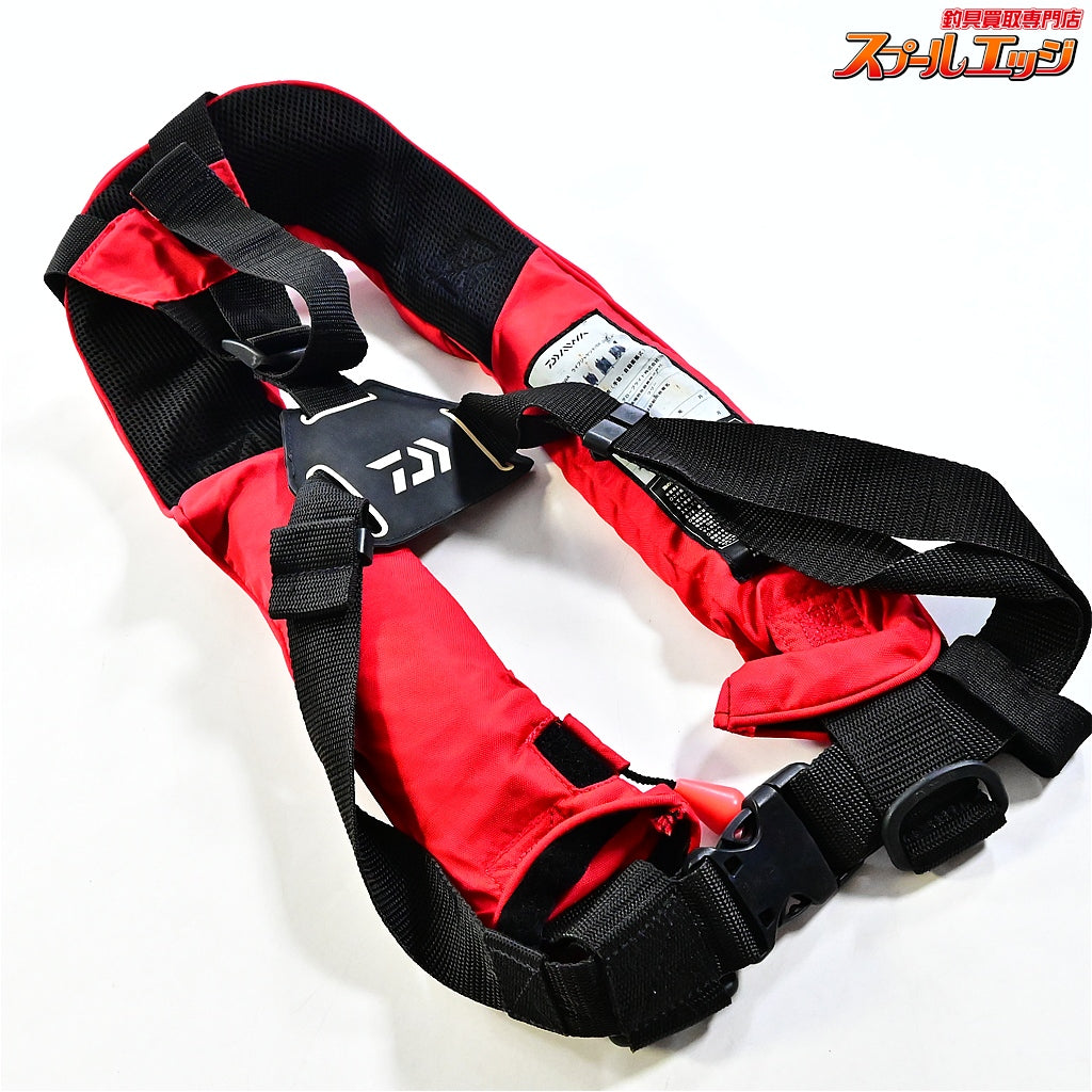 【ダイワ】 ウォッシャブル ライフジャケット DF-2005 レッド 2015年6月製造分 桜マーク有 片掛け DAIWA LIFE Jacket K_060