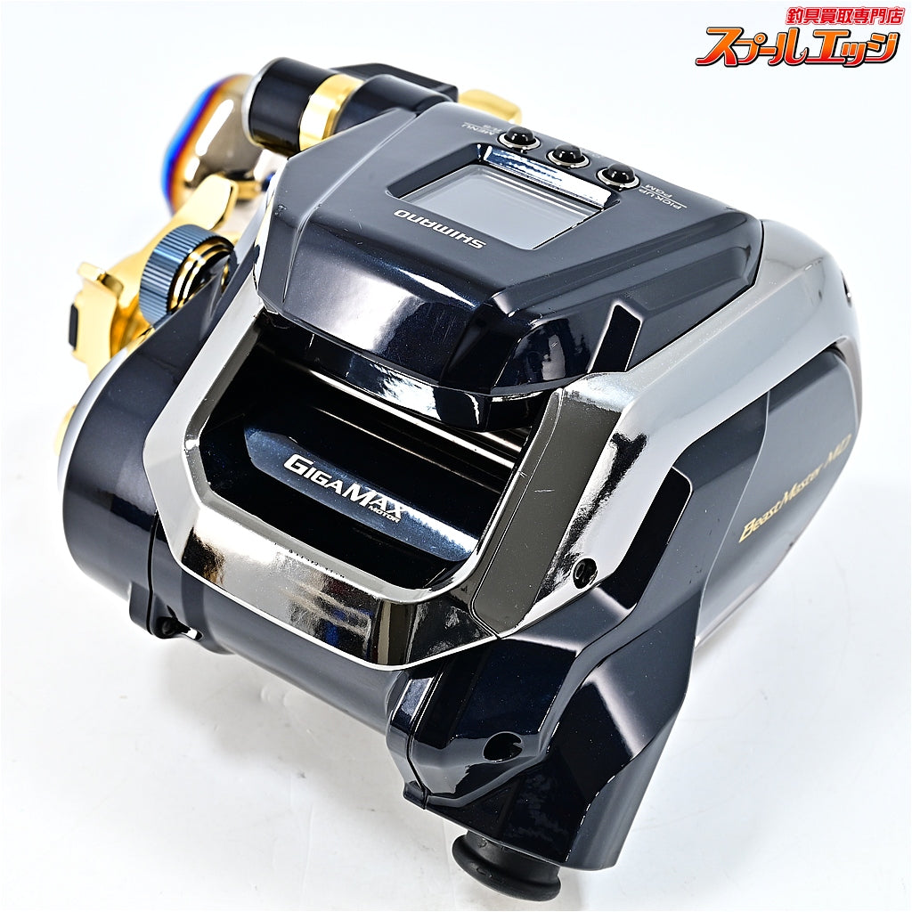 【シマノ】 22ビーストマスター MD 6000 使用距離5.5km 使用8.1時間 リブレPT52パワーハンドルノブ装着 SHIMANO BEAST MASTER