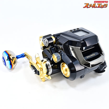 【シマノ】 22ビーストマスター MD 6000 使用距離5.5km 使用8.1時間 リブレPT52パワーハンドルノブ装着 SHIMANO BEAST MASTER