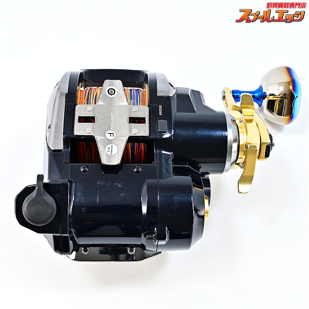 【シマノ】 22ビーストマスター MD 6000 使用距離5.5km 使用8.1時間 リブレPT52パワーハンドルノブ装着 SHIMANO BEAST MASTER