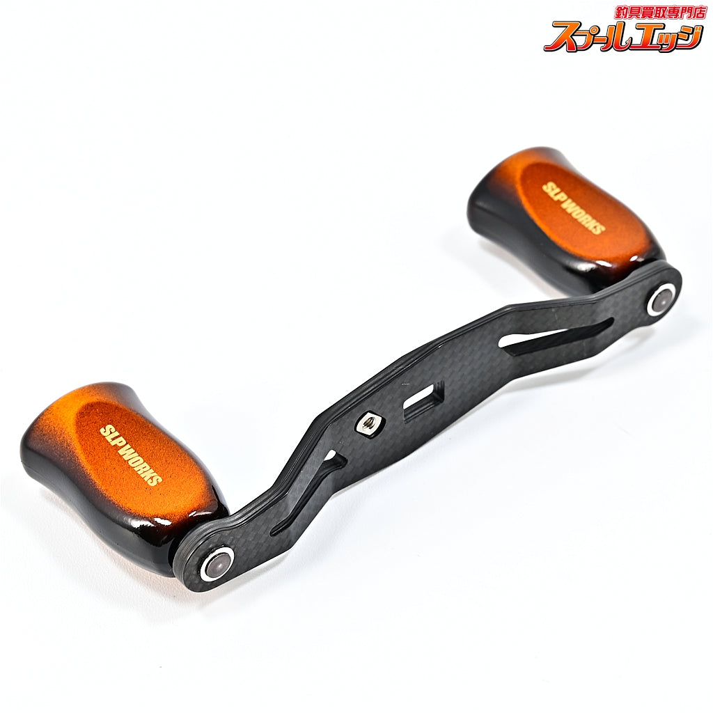 【ダイワxSLPワークス】 25RCSB カーボンライトクランクハンドル 90mm I型コルクハンドルノブ特注カラーイエローサンバースト装着 MCゼロアジャスター付 DAIWAxSLP-WORKS CARBON LIGHT CRANK HANDLE