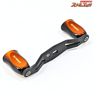 【ダイワxSLPワークス】 25RCSB カーボンライトクランクハンドル 90mm I型コルクハンドルノブ特注カラーイエローサンバースト装着 MCゼロアジャスター付 DAIWAxSLP-WORKS CARBON LIGHT CRANK HANDLE