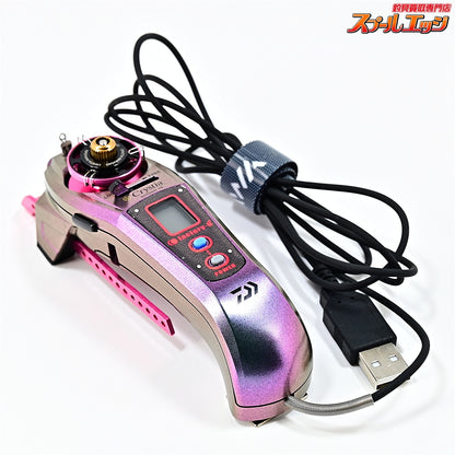 【ダイワ】 クリスティア ワカサギ AIR マットピンクムーブ 限定仕様 ふんばるレッグプレートロング&アルミスプールAIR装着 DAIWA CRYSTIA WAKASAGI