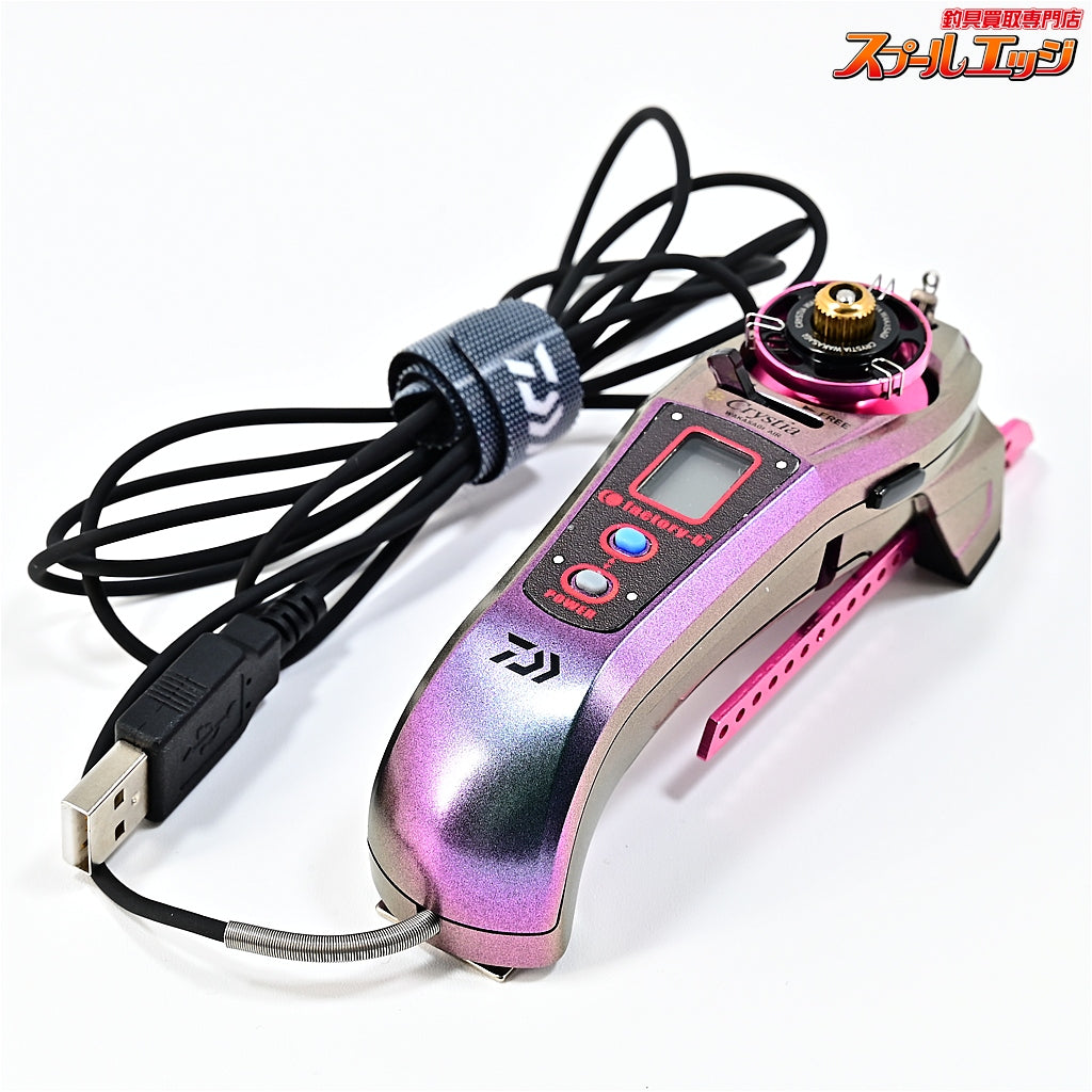 【ダイワ】 クリスティア ワカサギ AIR マットピンクムーブ 限定仕様 ふんばるレッグプレートロング&アルミスプールAIR装着 DAIWA CRYSTIA WAKASAGI