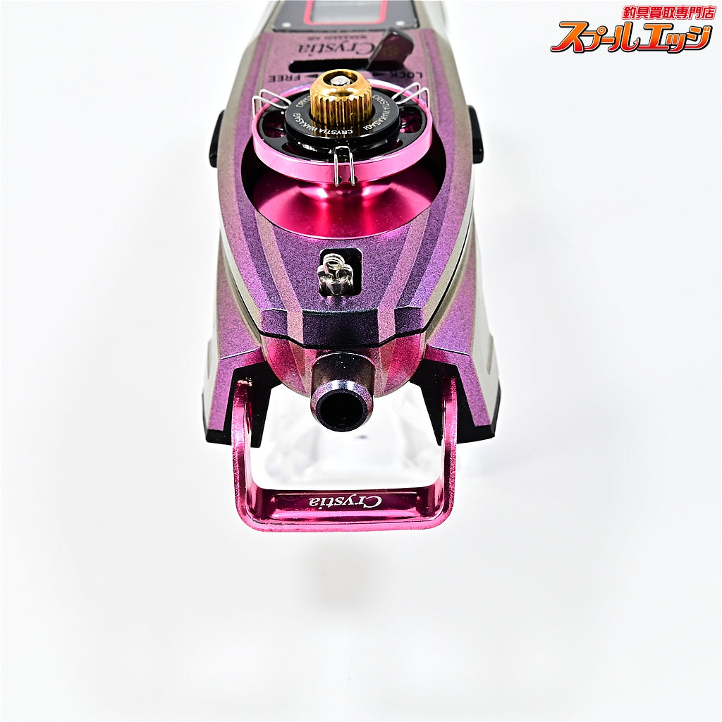 【ダイワ】 クリスティア ワカサギ AIR マットピンクムーブ 限定仕様 ふんばるレッグプレートロング&アルミスプールAIR装着 DAIWA CRYSTIA WAKASAGI