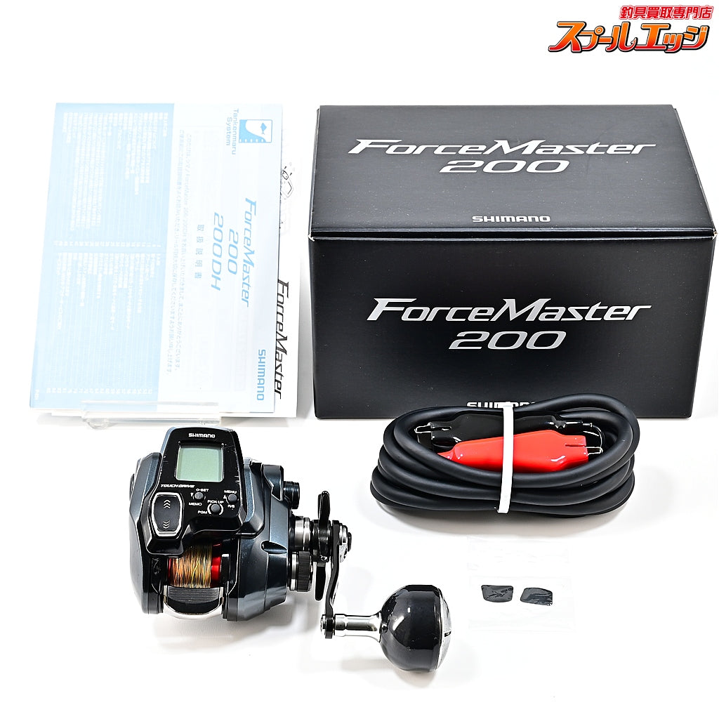 【シマノ】 21フォースマスター 200 使用距離34.2km 使用181.5時間 SHIMANO FORCE MASTER