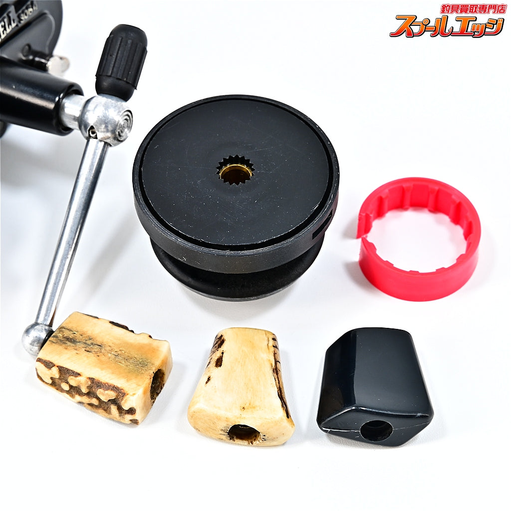 【ガルシア】 ミッチェル 308A スタッグハンドルノブ装着 スタッグハンドルノブ&純正ハンドルノブ&替スプール付 garcia MITCHELL