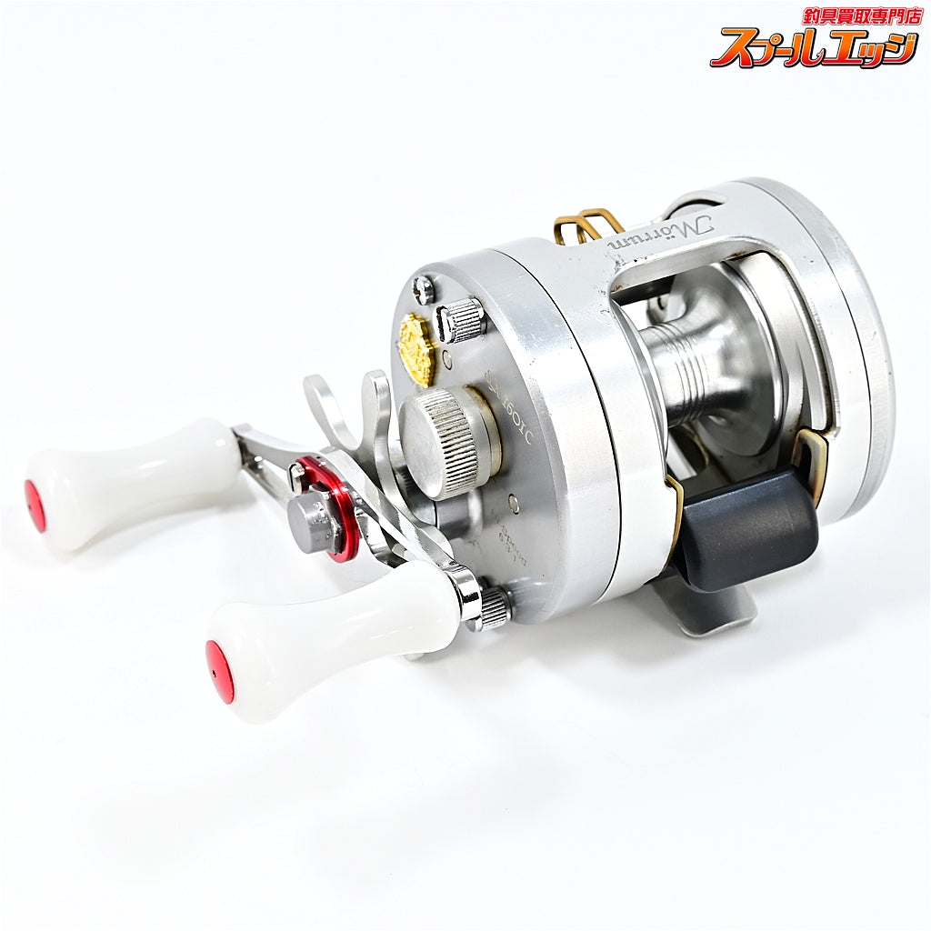 【アブガルシア】 アンバサダー モラム SX1601C ハイスピード アベイルSトラッドハンドル80mm&POMノブホワイト装着 Abu Garcia ambassador Morrum Hi-Speed