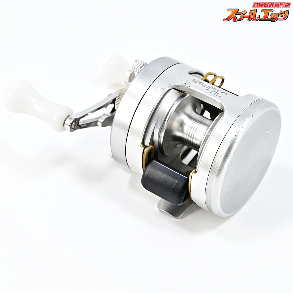 【アブガルシア】 アンバサダー モラム SX1601C ハイスピード アベイルSトラッドハンドル80mm&POMノブホワイト装着 Abu Garcia ambassador Morrum Hi-Speed