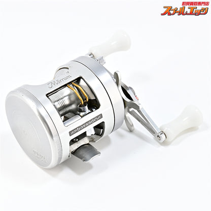 【アブガルシア】 アンバサダー モラム SX1601C ハイスピード アベイルSトラッドハンドル80mm&POMノブホワイト装着 Abu Garcia ambassador Morrum Hi-Speed