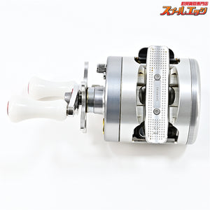 【アブガルシア】 アンバサダー モラム SX1601C ハイスピード アベイルSトラッドハンドル80mm&POMノブホワイト装着 Abu Garcia ambassador Morrum Hi-Speed