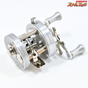 【五十鈴工業】 BC441SSS シルバーアッシュ ダブルベアリングアイドルギアセット&ライトフリクションラインガイドセット装着 ISUZU Silver Ash