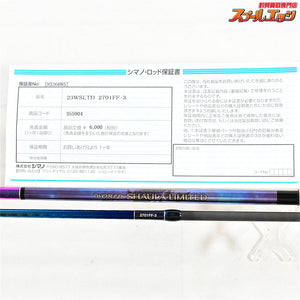 【シマノ】 23ワールドシャウラ リミテッド 2701FF-3 SHIMANO WORLD SHAULA LIMITED LTD ブラックバス シーバス キジハタ K_183