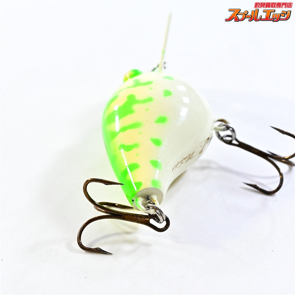 【バルサ50】 オリジナル ディープ グリーンコーチ 西岡サイン入り 非純正フック装着 BALSA Deep 淡水用ルアー K_060
