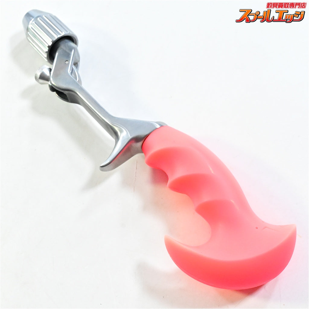 【ブライトリバー】 チャッカーグリップ ポリッシュシルバー AHPLラバーヴァンパイアグリップ ピンク BRIGHT-LIVER CHUCKER RUBBER VAMPIRE GRIP K_060