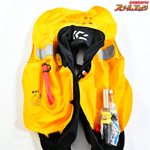 【ダイワ】 インフレータブル ライフジャケット DF-2608 ブラック 2018年5月製造分 桜マーク有 肩掛け DAIWA LIFE Jacket K_060