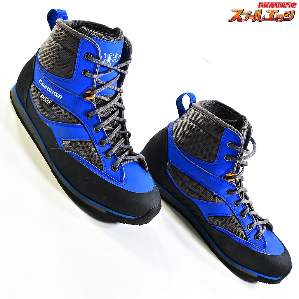 【キャラバン】 渓流 KR_3XR 660 ブルー サイズ26cm ウェーディングシューズ Caravan KEIRYU K_100