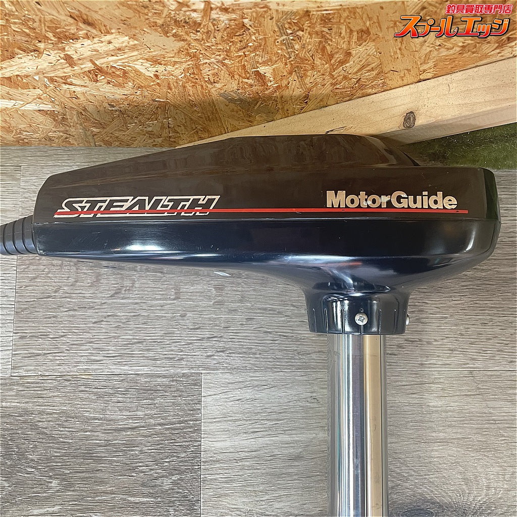 店頭受取のみ【モーターガイド】 ステルス 300 37lbs 12V シャフト長36インチ シャフト径34mm フットコンエレキ ハミンバードワイド100魚探/振動子&ペラ付 Motor guide K_300
