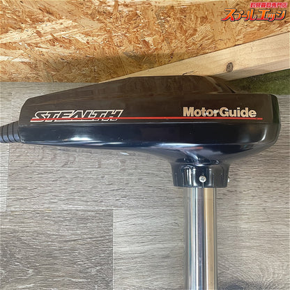 店頭受取のみ【モーターガイド】 ステルス 300 37lbs 12V シャフト長36インチ シャフト径34mm フットコンエレキ ハミンバードワイド100魚探/振動子&ペラ付 Motor guide K_300