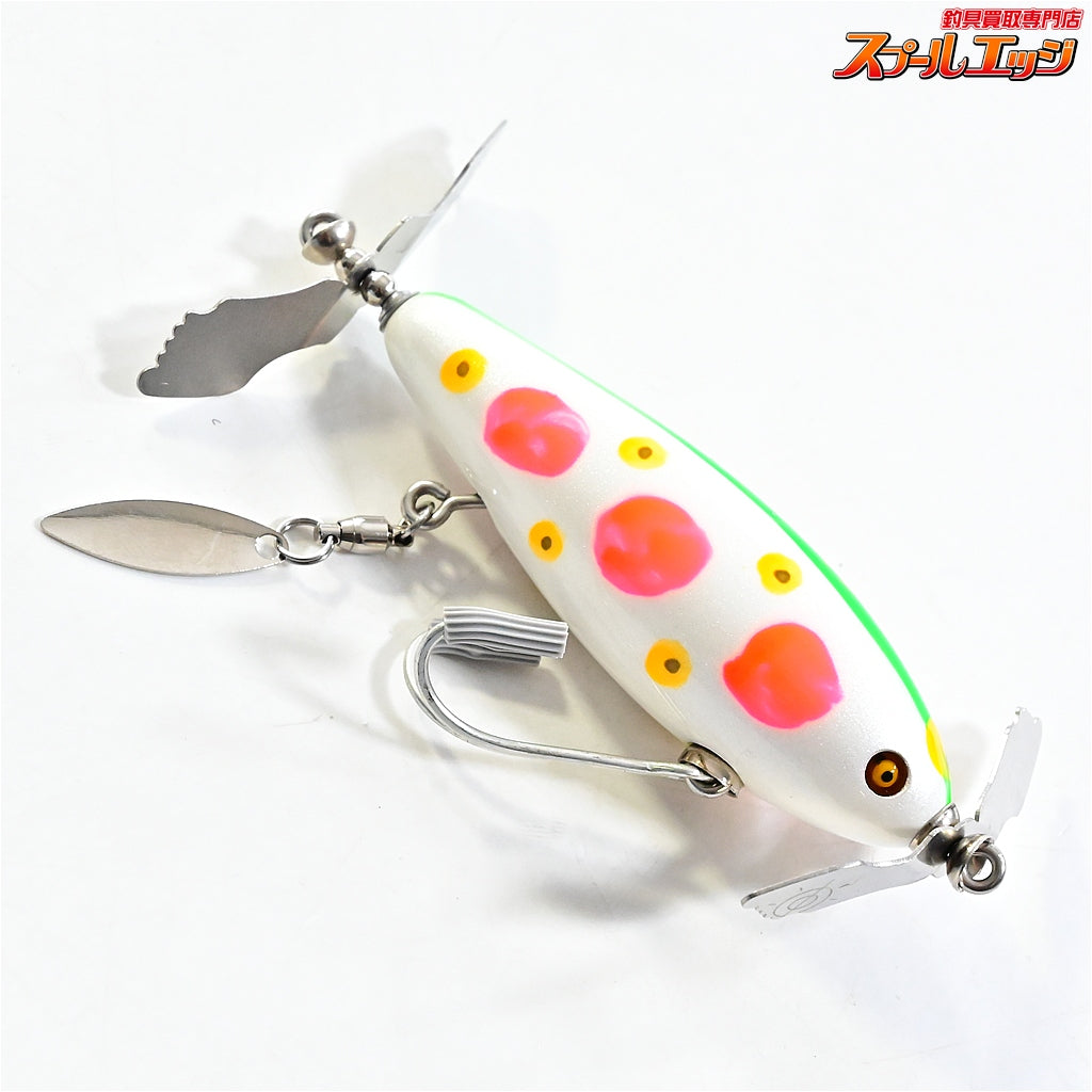 【痴虫】 小さい海馬 小海馬 75WSカスタム パレットパロットP パールベース 手書き ちむし CHIMUSHI KAIBA 淡水用ルアー K_060