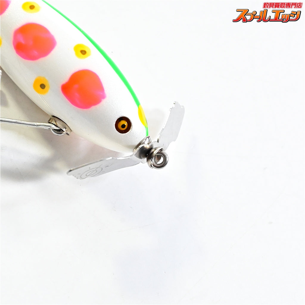 【痴虫】 小さい海馬 小海馬 75WSカスタム パレットパロットP パールベース 手書き ちむし CHIMUSHI KAIBA 淡水用ルアー K_060