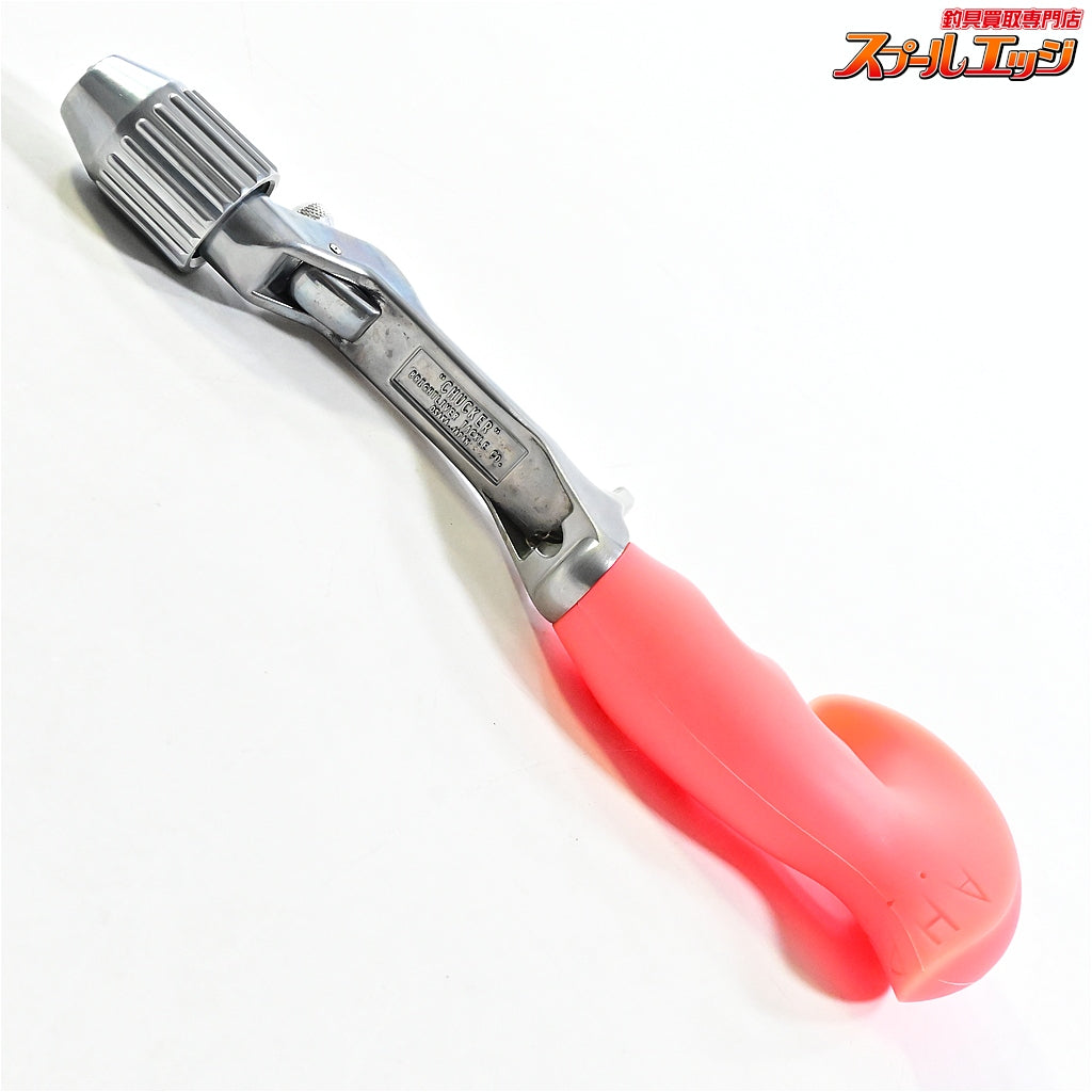 【ブライトリバー】 チャッカーグリップ ポリッシュシルバー AHPLラバーヴァンパイアグリップ ピンク BRIGHT-LIVER CHUCKER RUBBER VAMPIRE GRIP K_060