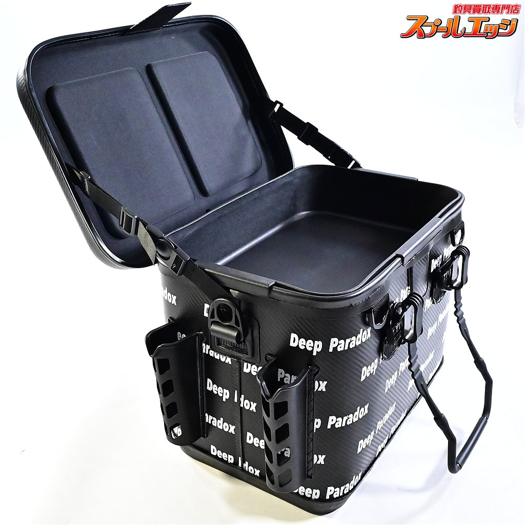 【ロデオクラフトxディープパラドックス】 RCカーボンタックルバッグ HBB-40RC 蓋ブラック Rodio craft Deep Paradox K_147