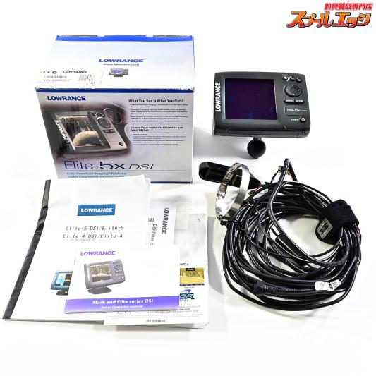 【ローランス】 エリート 5X DSI 日本語 魚探 魚群探知機 LOWRANCE Elite-5X K_100