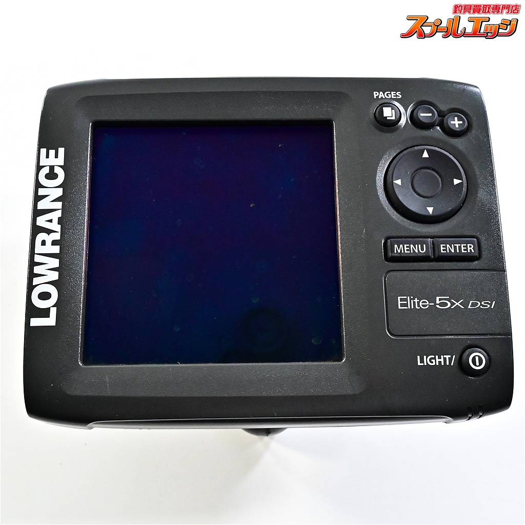 ローランス】 エリート 5X DSI 日本語 魚探 魚群探知機 LOWRANCE Elite-5X K_100 | スプールエッジネット