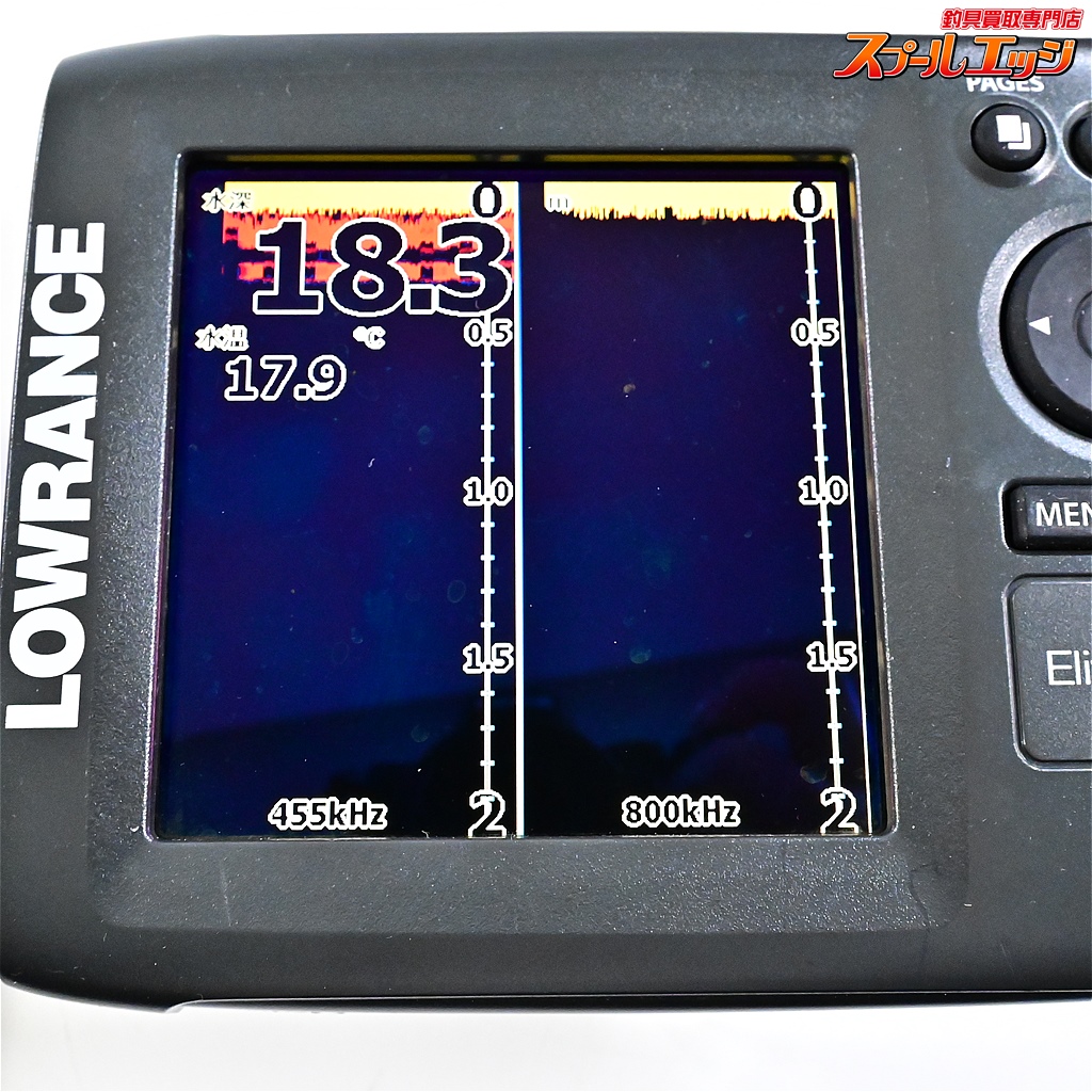 ローランス】 エリート 5X DSI 日本語 魚探 魚群探知機 LOWRANCE Elite-5X K_100 | スプールエッジネット