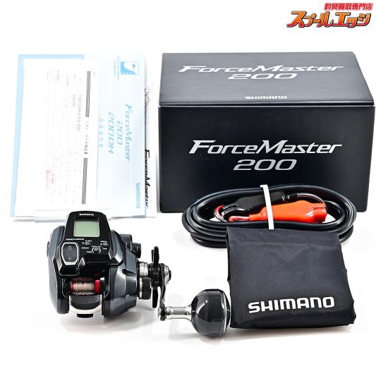 【シマノ】 21フォースマスター 200 使用距離8.2km 使用39.5時間 SHIMANO FORCE MASTER