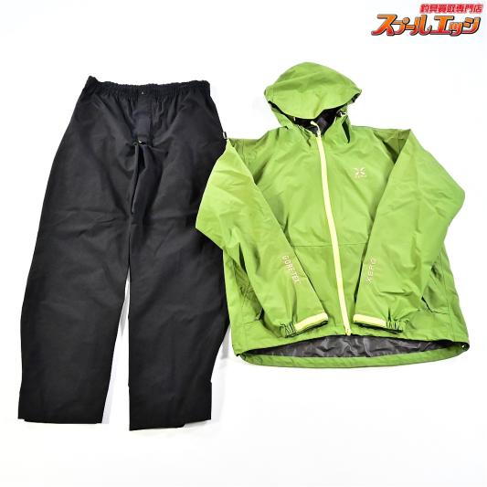 【シマノ】 ゼフォー ゴアテックス ベーシックスーツ 上下 RA-217P フォレストグリーン サイズXL SHIMANO XEFO GORE-TEX K_100