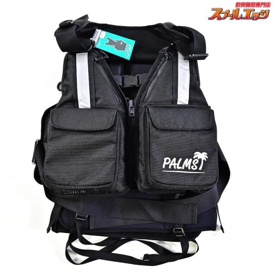 【パームス】 22ロックショアゲームベスト PA-RSGV/BK ブラック サイズフリー PLAMS ROCK-SHORE-GAMEBEST K_100
