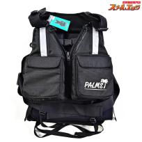 【パームス】 22ロックショアゲームベスト PA-RSGV/BK ブラック サイズフリー PLAMS ROCK-SHORE-GAMEBEST K_100