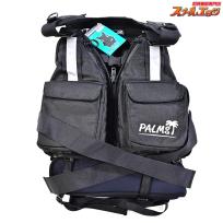【パームス】 22ロックショアゲームベスト PA-RSGV/BK ブラック サイズフリー PLAMS ROCK-SHORE-GAMEBEST K_100