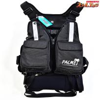 【パームス】 22ロックショアゲームベスト PA-RSGV/BK ブラック サイズフリー PLAMS ROCK-SHORE-GAMEBEST K_100