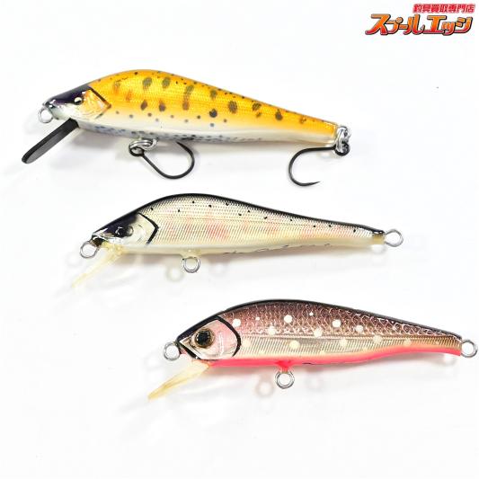 【ササキ屋】 ザリアル 50Sx2個 デマンド 4.7Sx1個 3個セット バルサハンドメイドミノー SASAKI-YA the-real Demand 淡水用ルアー K_060