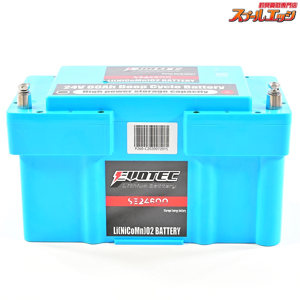 【エヴォテック】 リチウムディープサイクルバッテリー SE-24600 24V 60Ah 充電器無 EVOTEC battery K_100