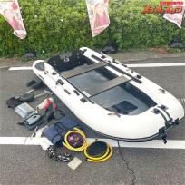 【ゼファーボート】 ゴムボート 船 ZPL-325DX-H ホワイトブラック 5人乗り ZephyrBoat K_300